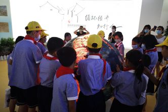 20200717皋埠街道中心小學(xué)學(xué)生來(lái)司進(jìn)行暑期實(shí)踐活動(dòng)