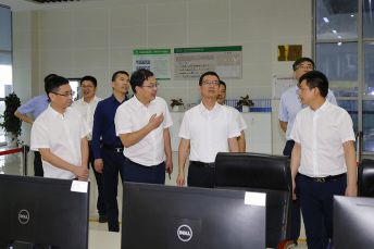 2022年6月21日，陳偉軍副市長(zhǎng)考察循環(huán)生態(tài)園（一期）項(xiàng)目